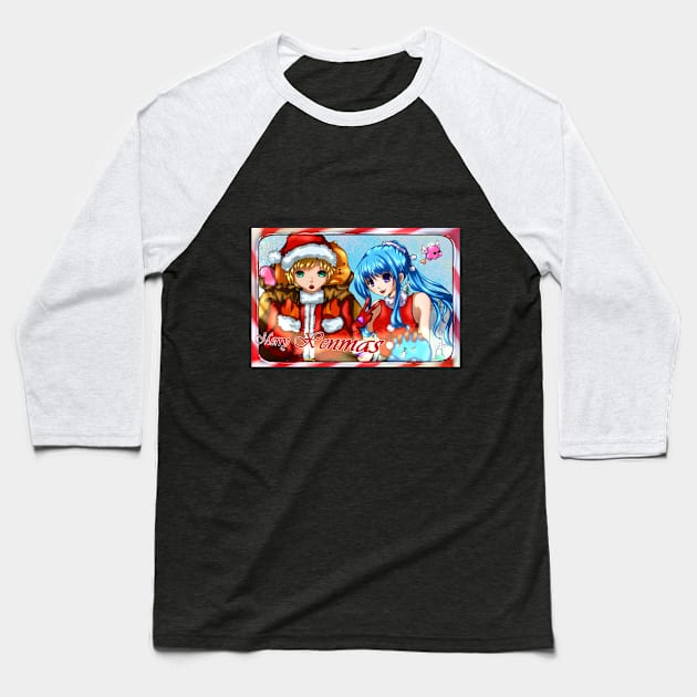Merry XenMas Baseball T-Shirt by LinYue